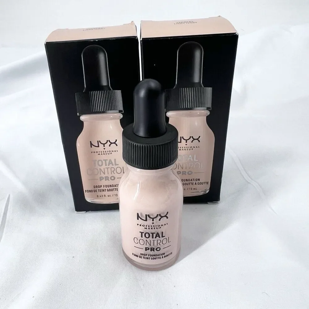 NYX Professional Total Control PRO Drop Foundation Light Ivory LOT OF 2